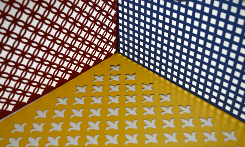 鋁板沖孔網產品展示